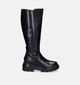Hosis Print Bottes hautes en Noir pour femmes (343658)