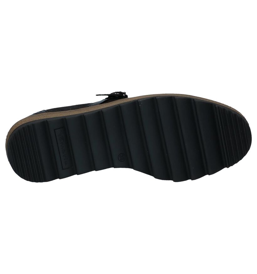 Tamaris Chaussures slip-on en Noir en cuir (226782)
