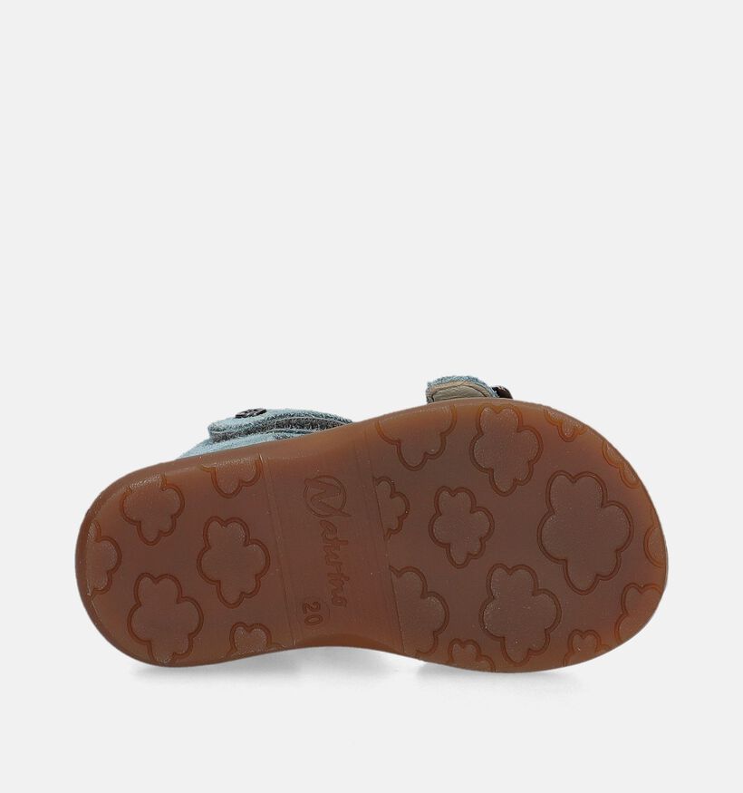 Naturino Quarzo Suede Sandales pour bébé en Bleu pour garçons, filles (339263)