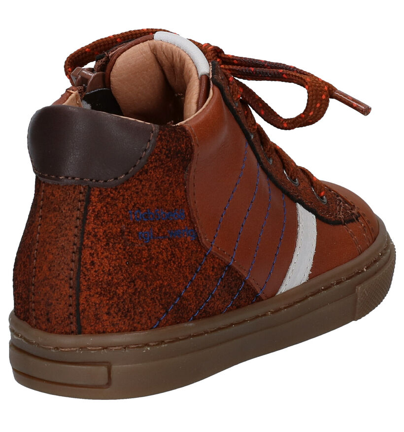 Romagnoli Cognac Hoge Schoenen in leer (298617)