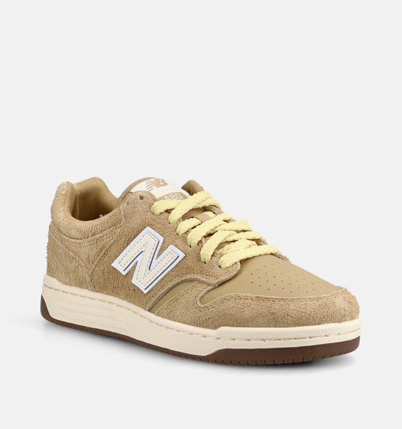 New Balance 480 Donkerbeige Sneakers voor heren (375126) - geschikt voor steunzolen