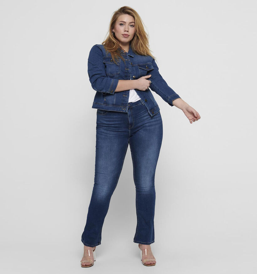 ONLY Carmakoma Wespa Veste en jeans en Bleu pour femmes (351423)