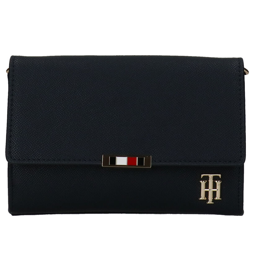 Tommy Hilfiger Blauwe Crossbody Tas in leer (276501)