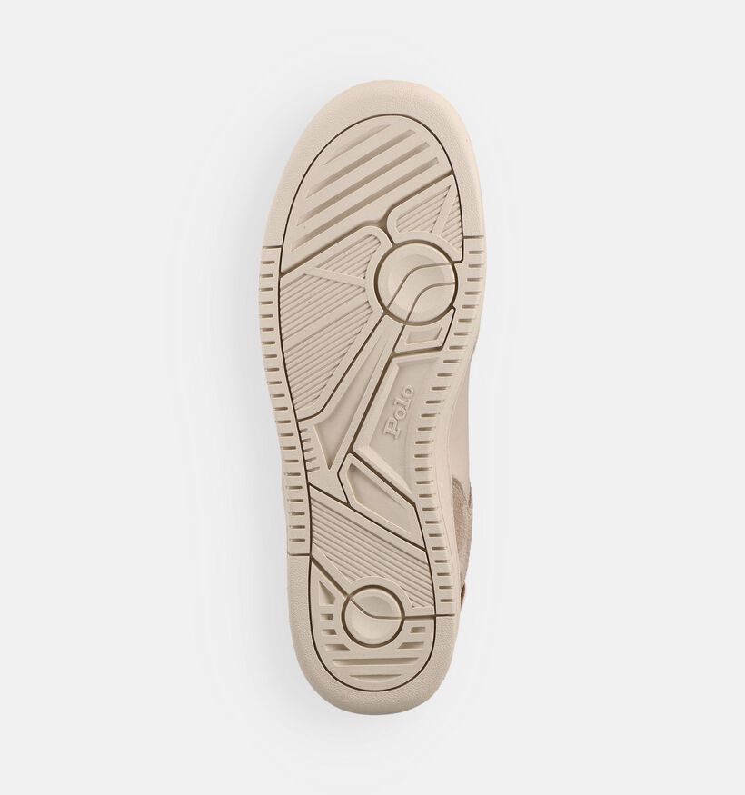 Polo Ralph Lauren Mastercourt Chaussures plates en Blanc pour hommes (369550) - pour semelles orthop&eacute;diques