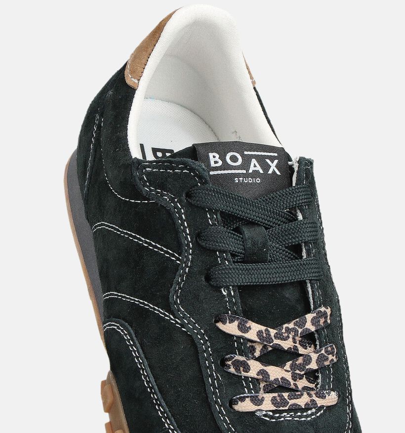 Boax Studio Strike Zwarte Sneakers voor dames (360908) - geschikt voor steunzolen
