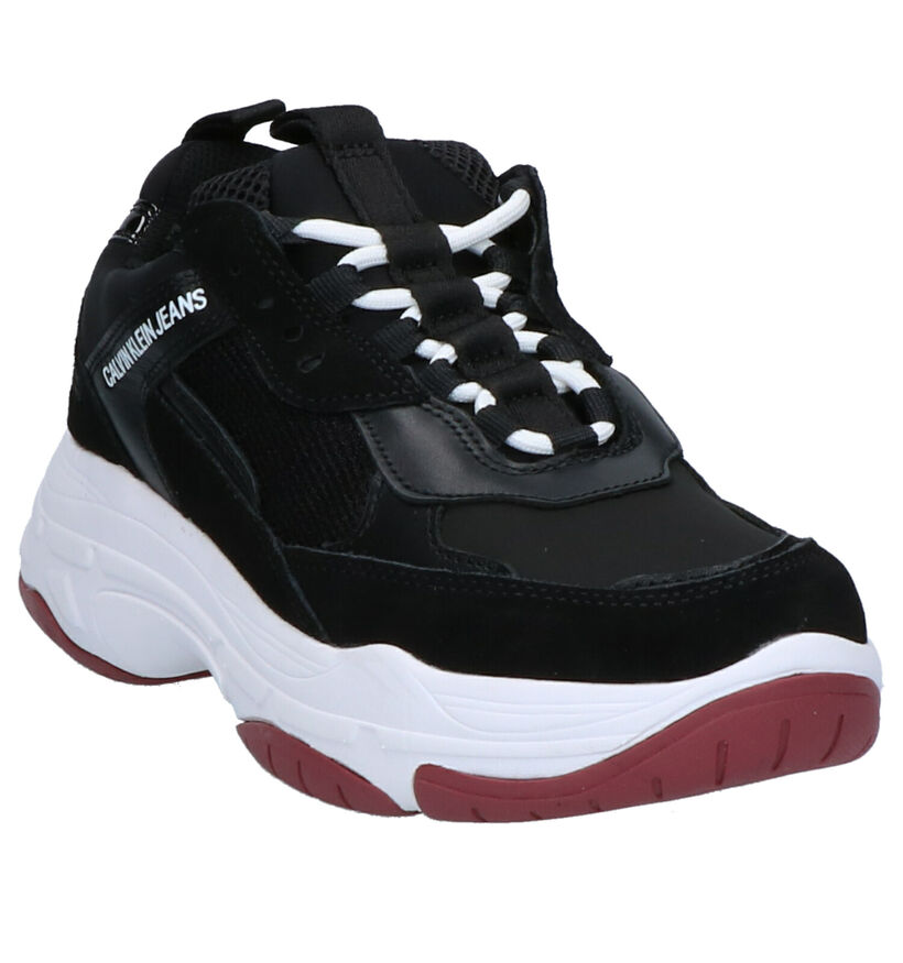 Calvin Klein Baskets basses en Blanc en daim (250386)