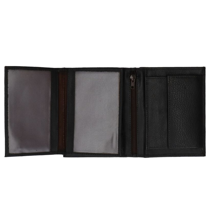 Euro-Leather Portefeuilles en Noir en cuir (310407)