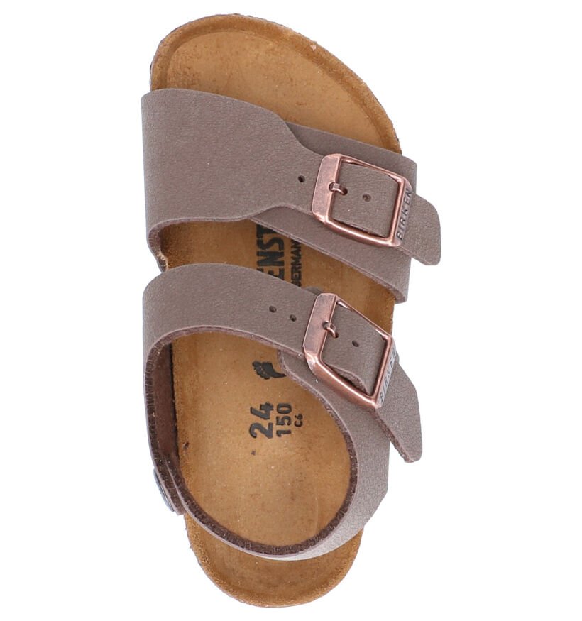 Birkenstock New York  Sandales en Noir pour garçons (338096)