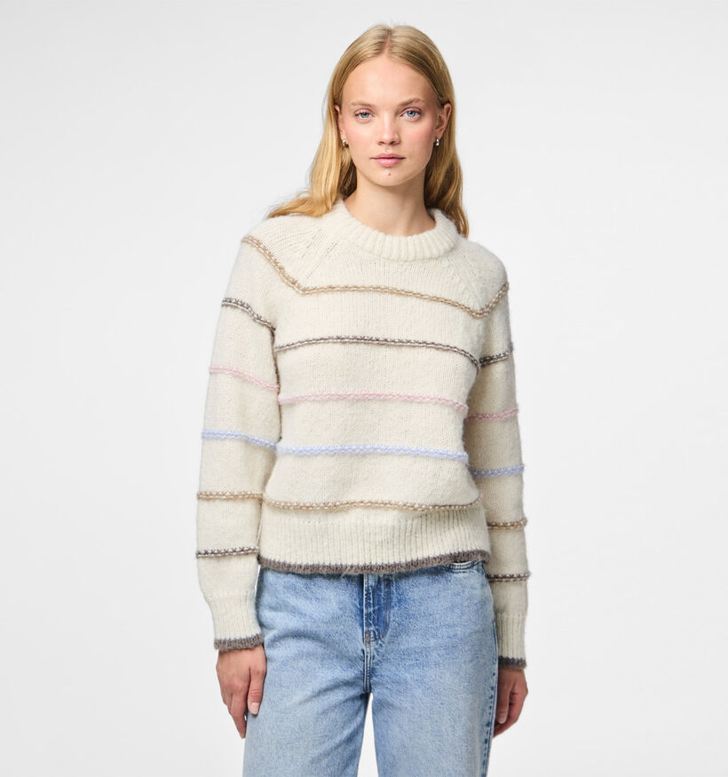 Pieces Nelia Lichtbeige Trui voor dames (361136)