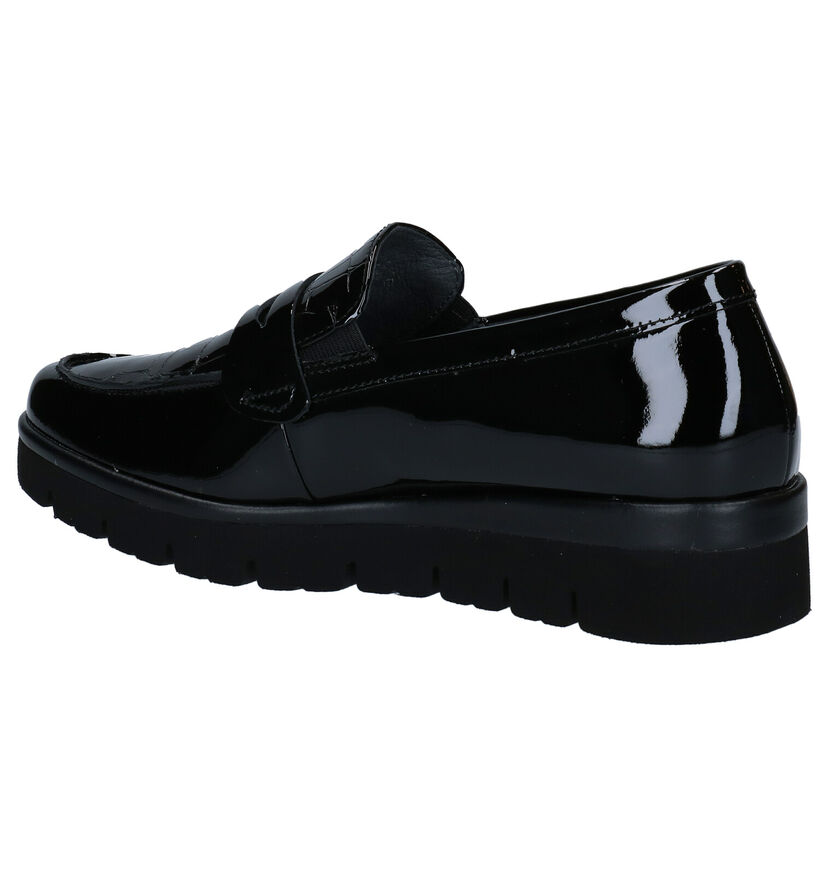 Gabor OptiFit Zwarte Instappers in lak (282433)