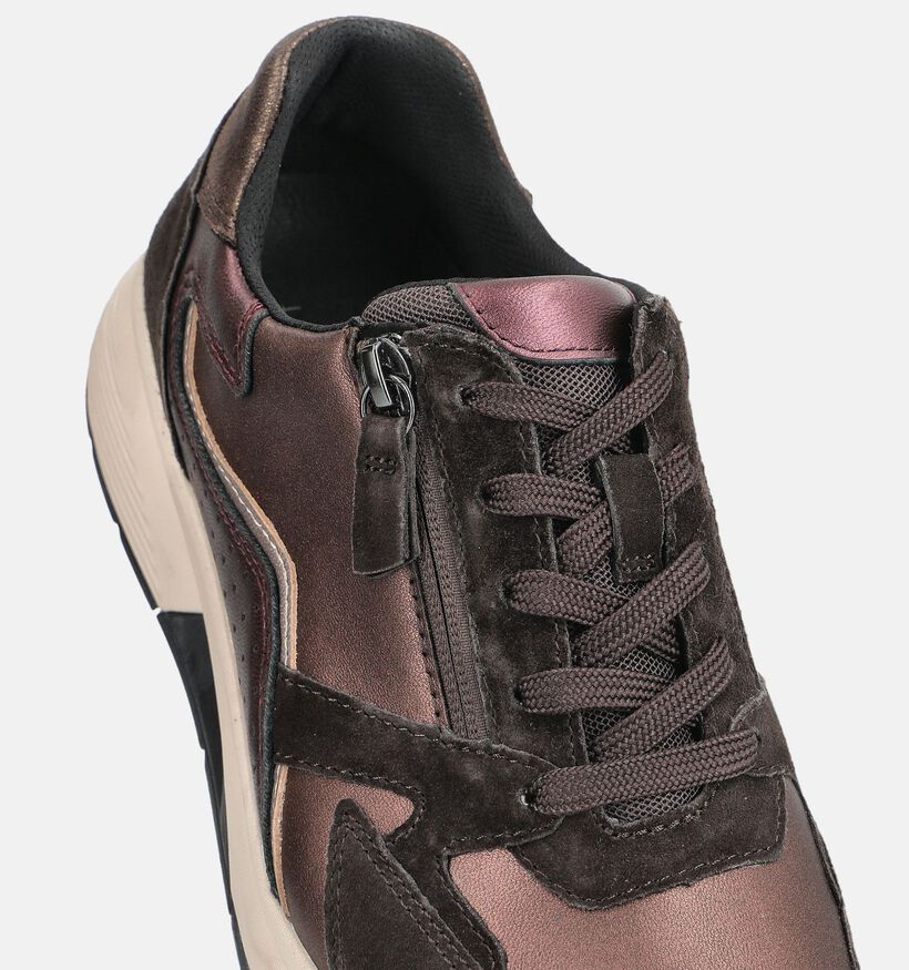 Gabor Comfort Bruine Sneakers voor dames (378269) - geschikt voor steunzolen