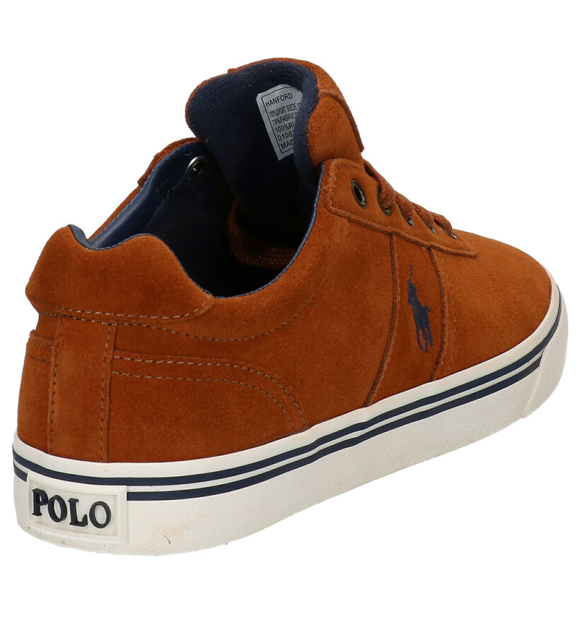 Polo Ralph Lauren Hanford Chaussures à Lacets en Bleu en daim (278188)