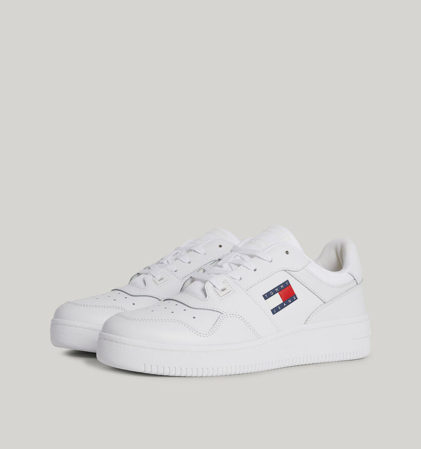 Tommy Hilfiger TJM Runner Chaussures a lacets en Blanc pour hommes (349714) - pour semelles orthopédiques