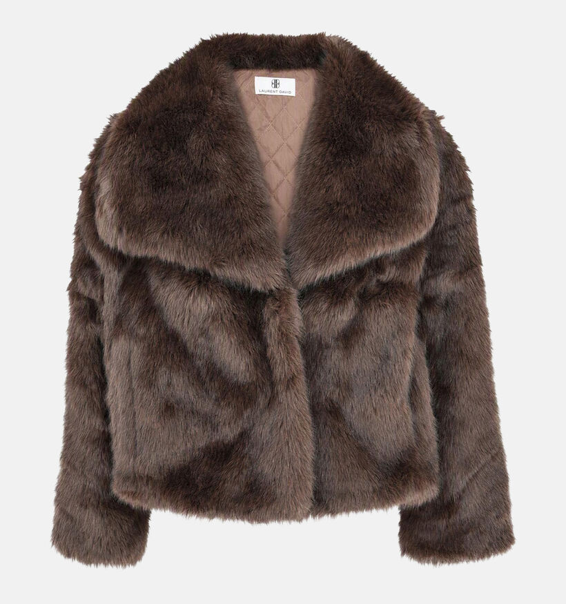 Laurent David Manteau court en Marron pour femmes (382020)