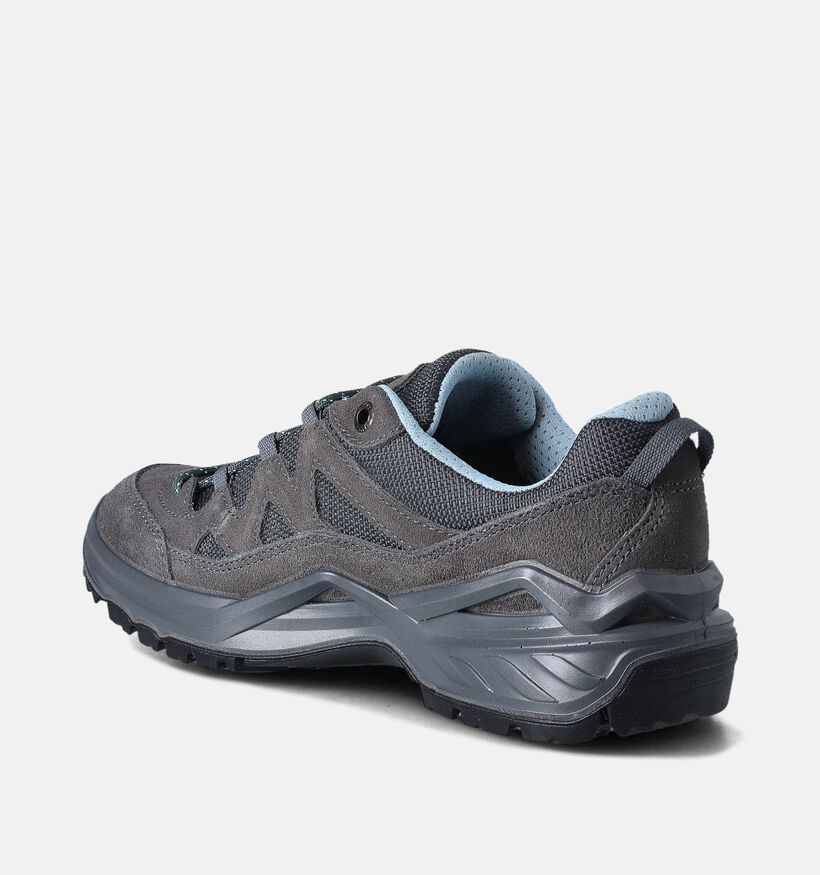 LOWA Sirkos EVO GTX Low Chaussures outdoor en Gris pour femmes (355810) - pour semelles orthopédiques