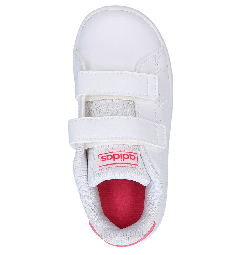 adidas Advantage I Chaussures pour bébé en Blanc en simili cuir (284709)