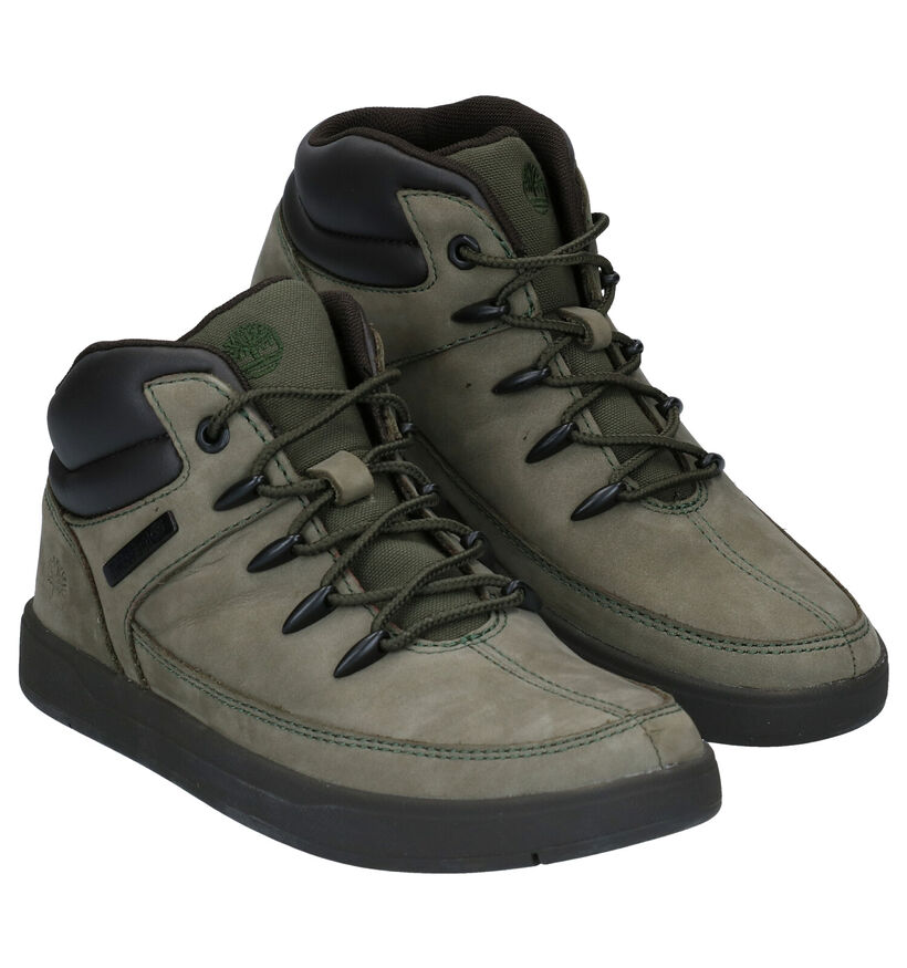 Timberland Davis Square Hiker Bottines Naturelle en nubuck (277734)