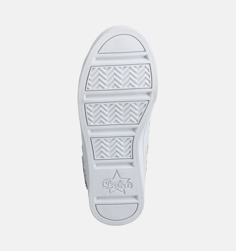 Skechers Twi-Lites 2.0 Baskets montantes en Bleu pour filles (360977)