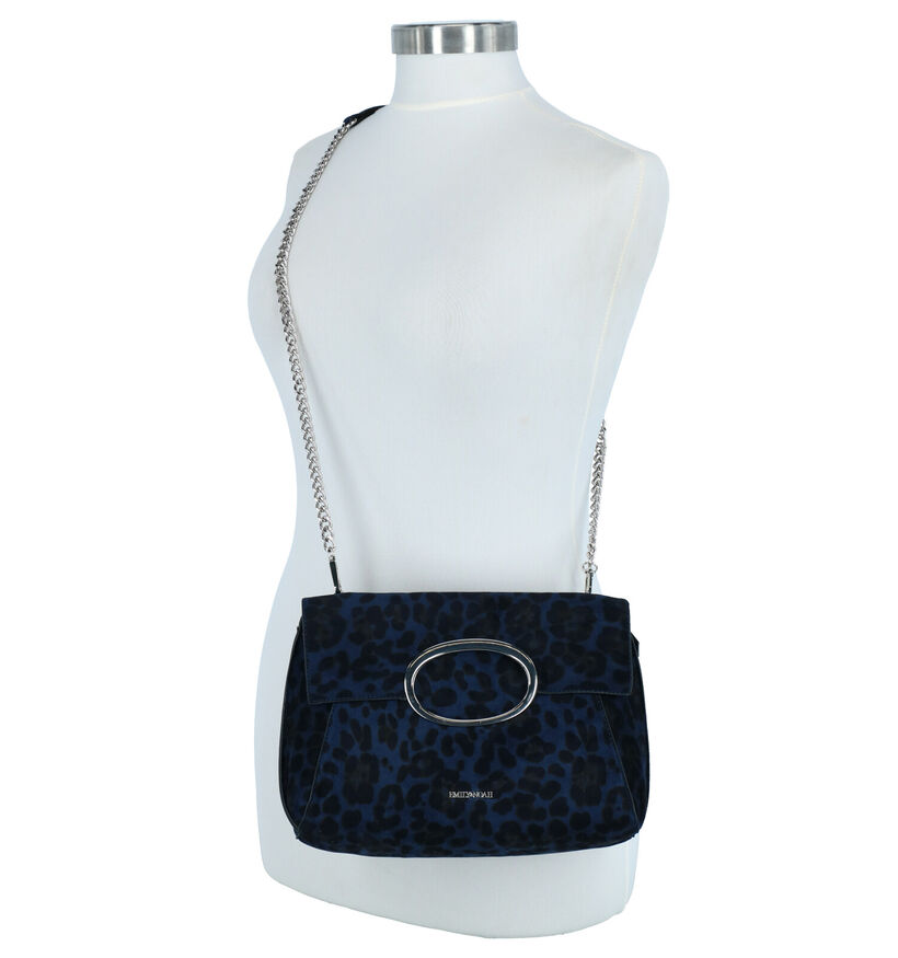 Emily & Noah Pochette en Bleu foncé en textile (260872)