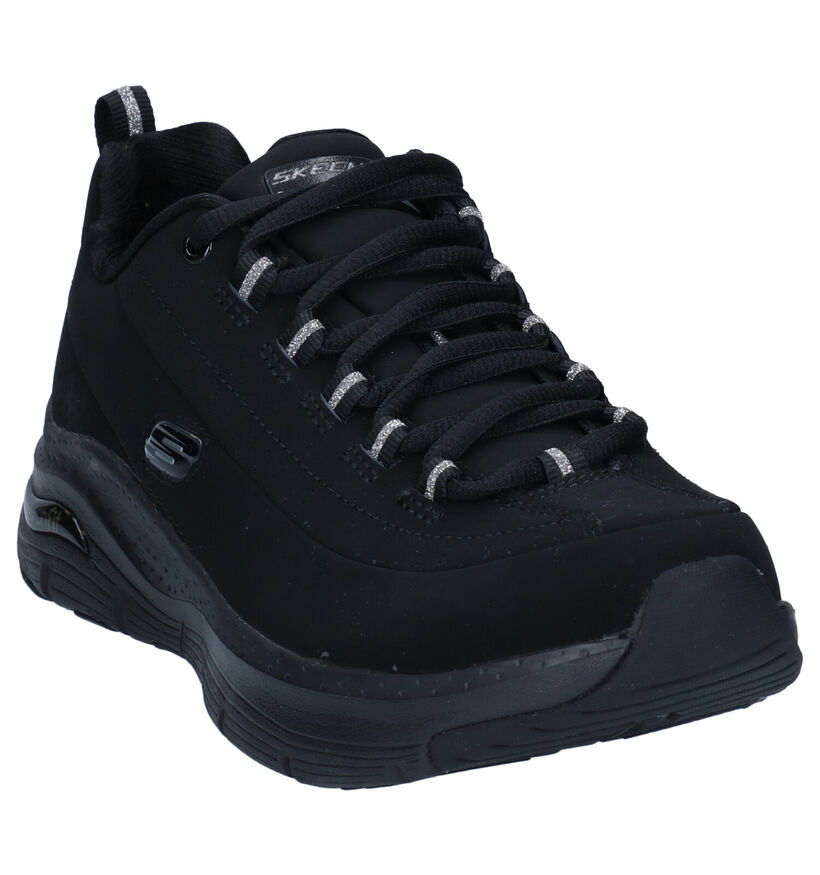 Skechers Arch Fit Zwarte Sneakers voor dames (301562) - geschikt voor steunzolen