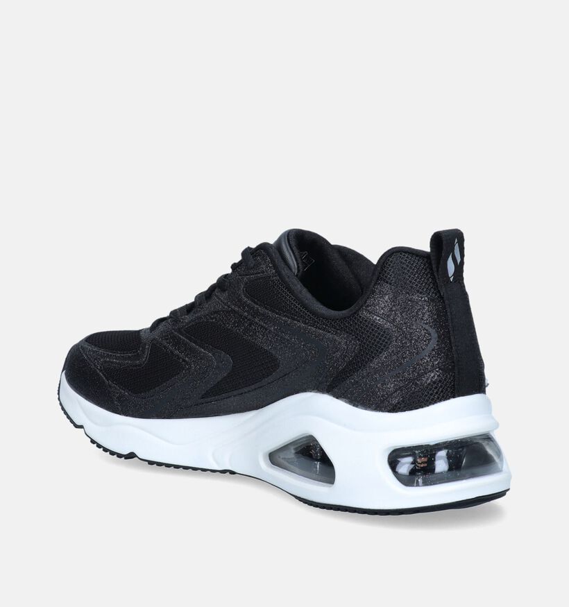 Skechers Tres-Air Uno Glit-Airy Zwarte Sneakers voor dames (345115)