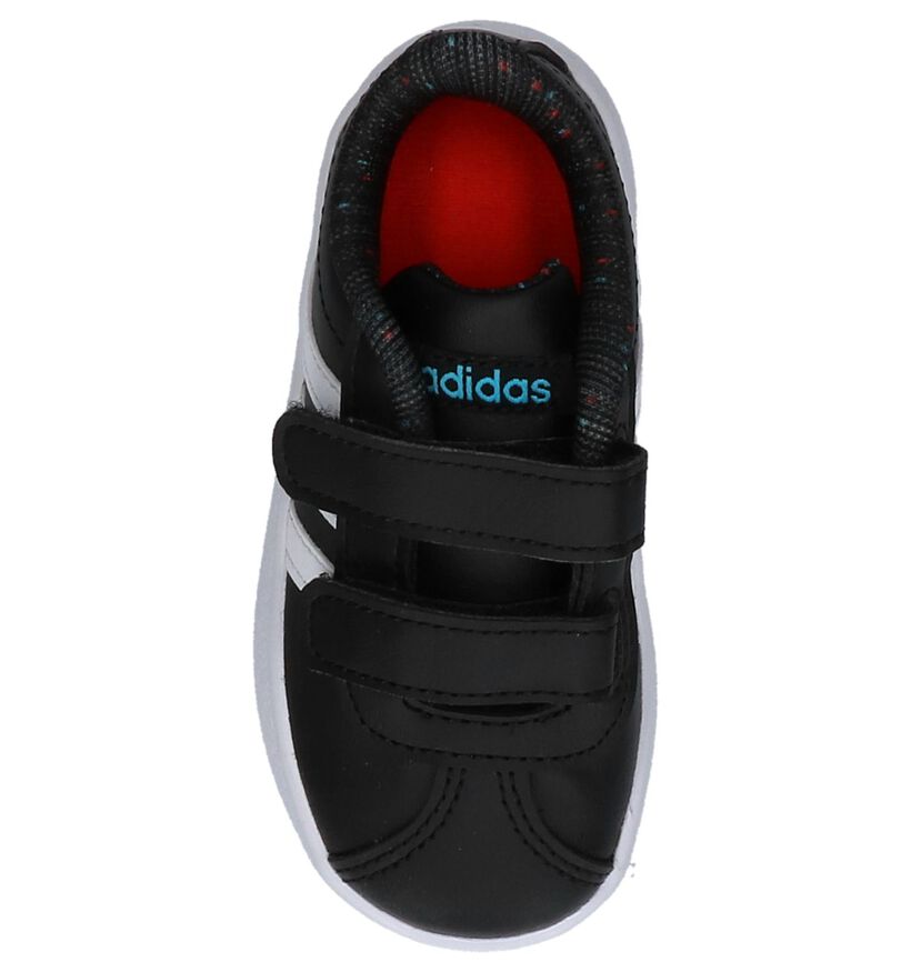 adidas VL Court 2.0 Witte Sneakers in kunstleer (273461)