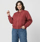Vero Moda Curve Taylor Manteau court en Bordeaux pour femmes (382262)