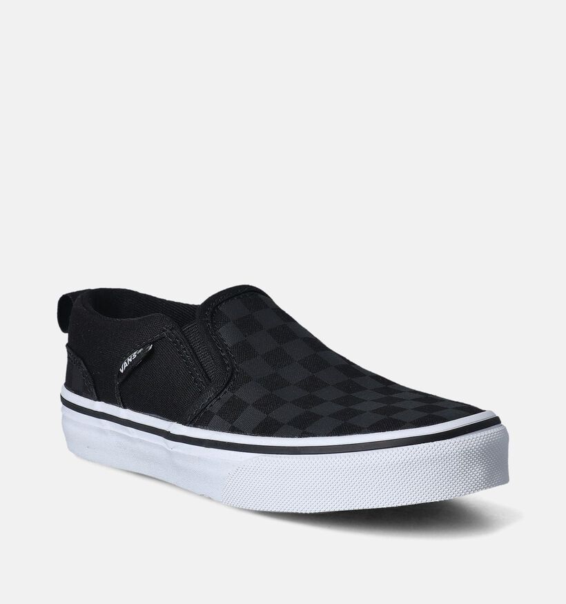 Vans Asher Zwarte Skate sneakers voor jongens, meisjes (352750)
