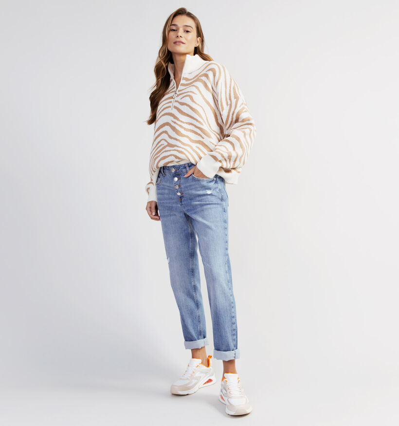comma casual identity Jeans boyfriend en Bleu (327296)