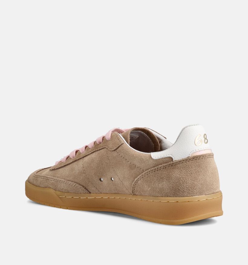 Sun68 California Bruine Casual Sneakers voor dames (368731) - geschikt voor steunzolen