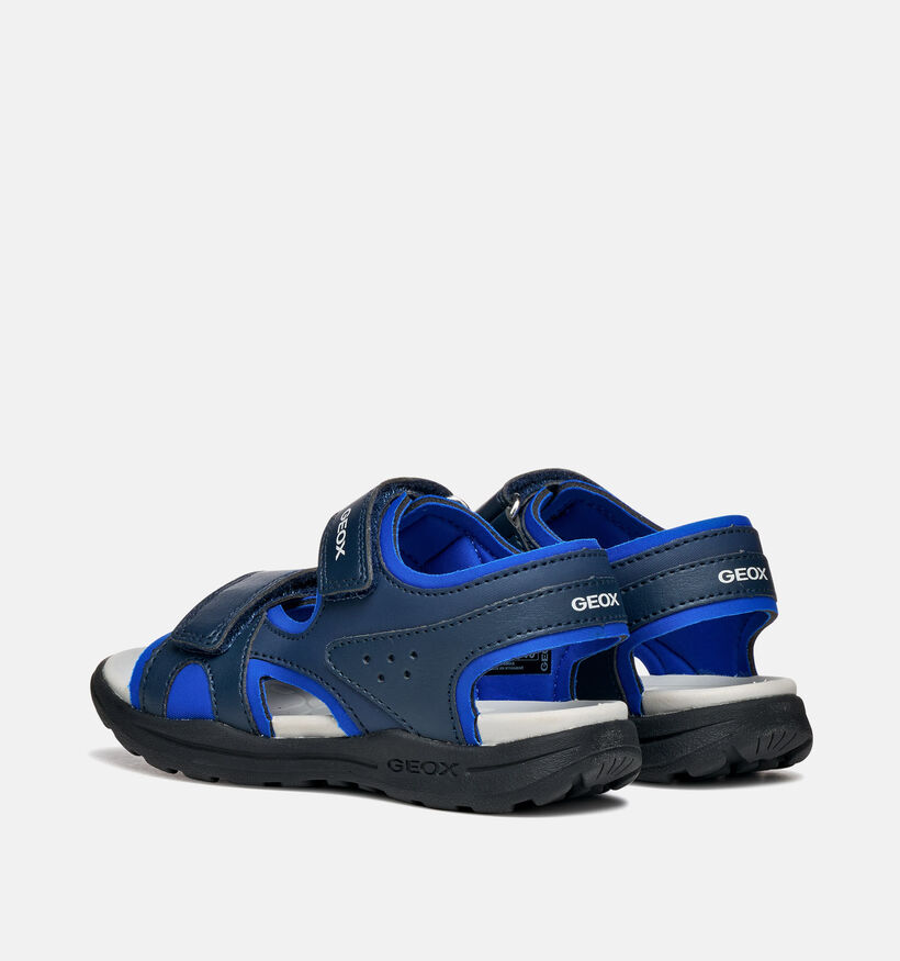 Geox J Vaniett Sandales en Bleu fonc&eacute; pour gar&ccedil;ons (368885)