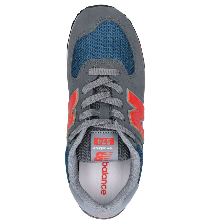 New Balance GC574 Baskets en Bleu en textile (253363)