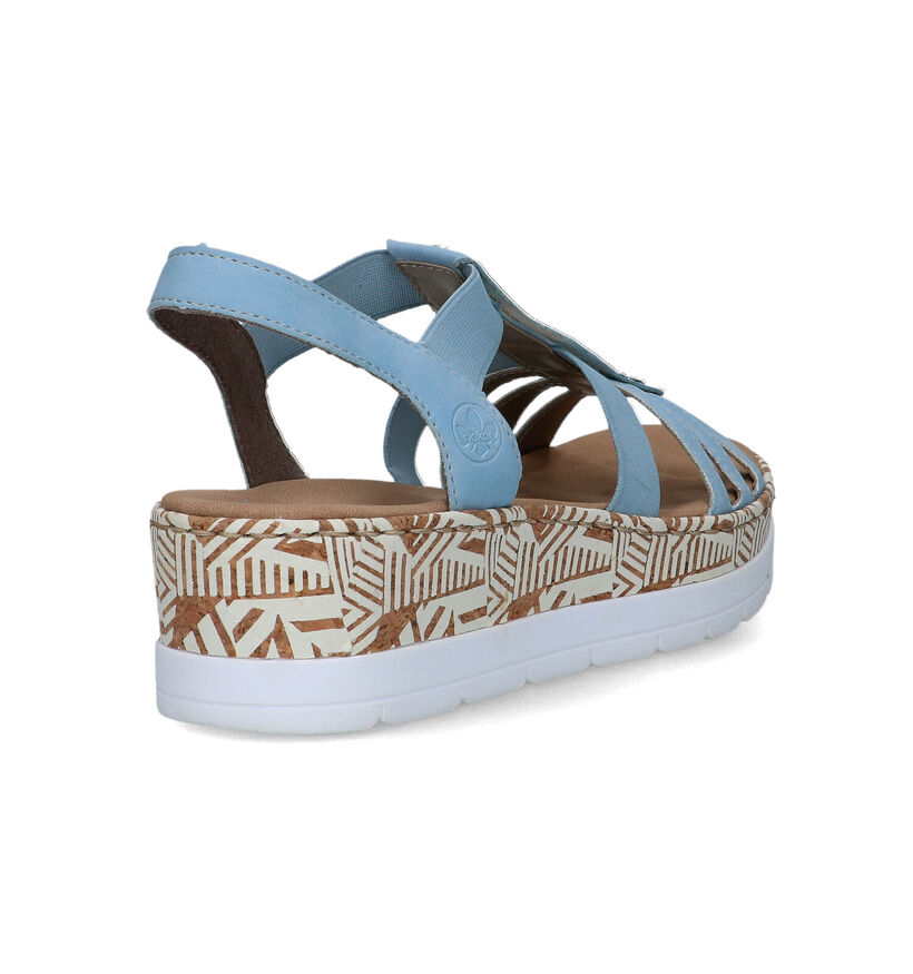 Rieker Blauwe Sandalen voor dames (323631)