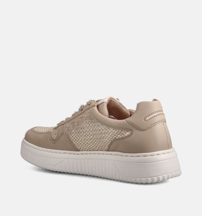 Gabor Baskets casual en Beige pour femmes (368370) - pour semelles orthop&eacute;diques