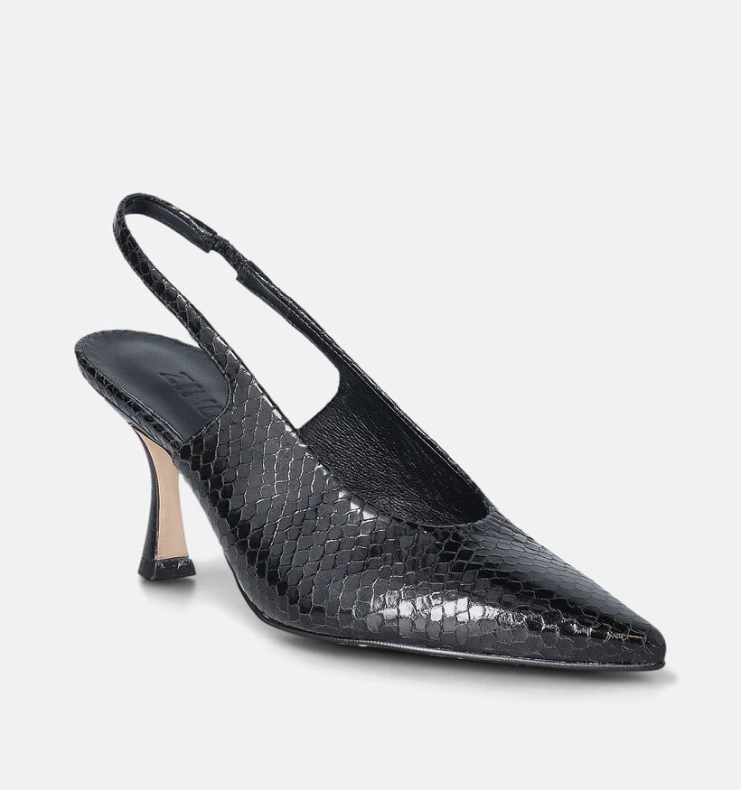 Zinda Escarpins Slingback en Noir pour femmes (357665)