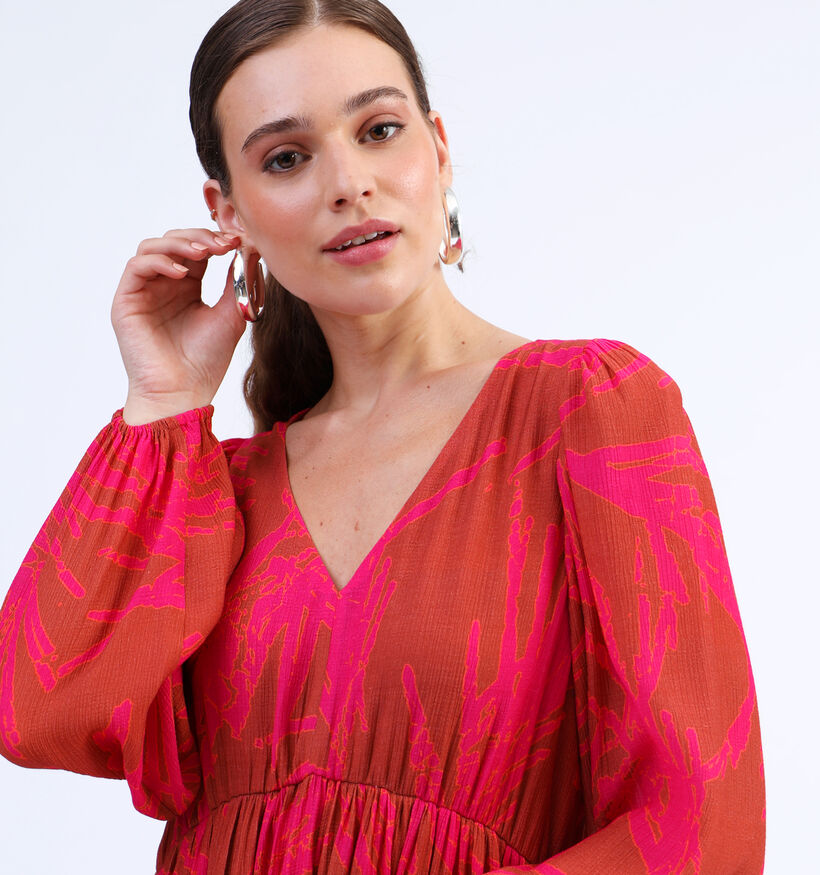 comma Robe courte en Orange pour femmes (327389)