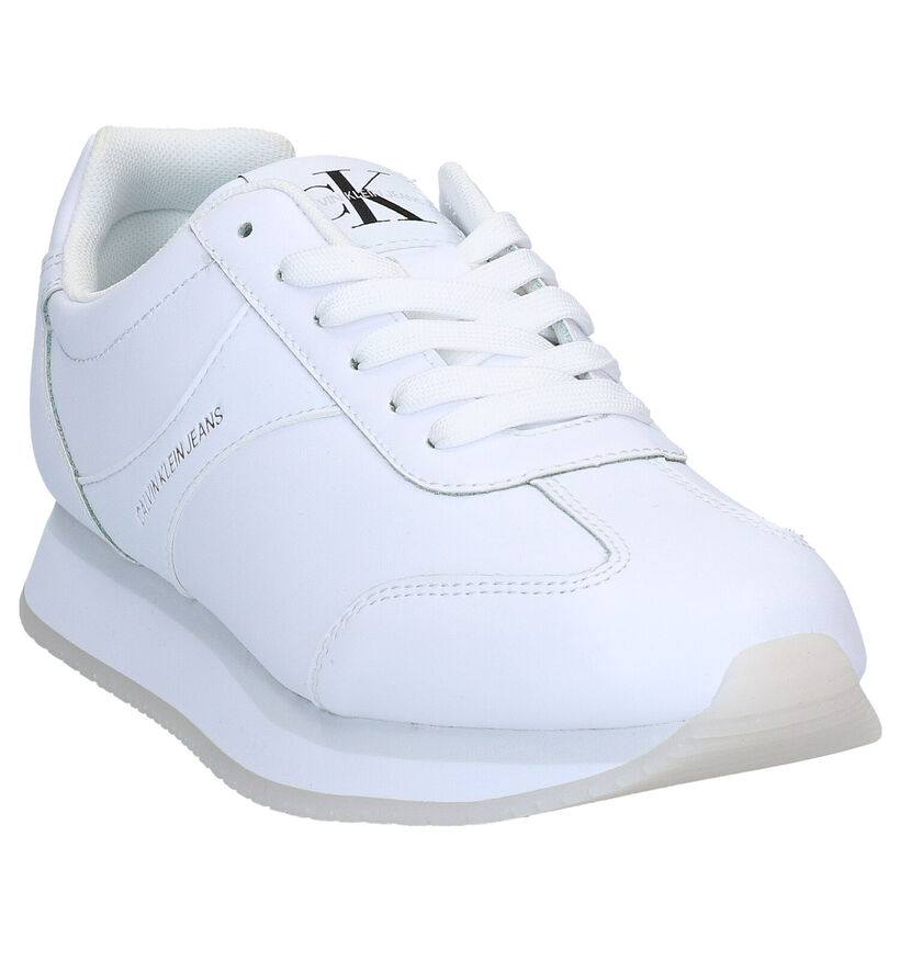 Calvin Klein Witte Sneakers in leer (285310)
