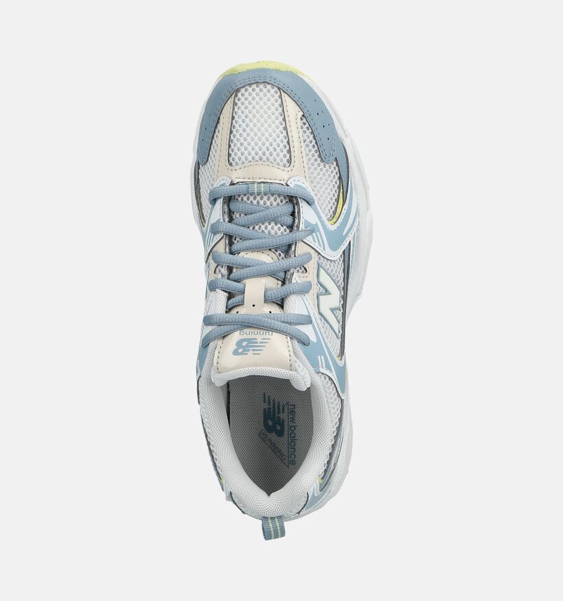 New Balance 530 Baskets basses en Bleu pour filles (375177)