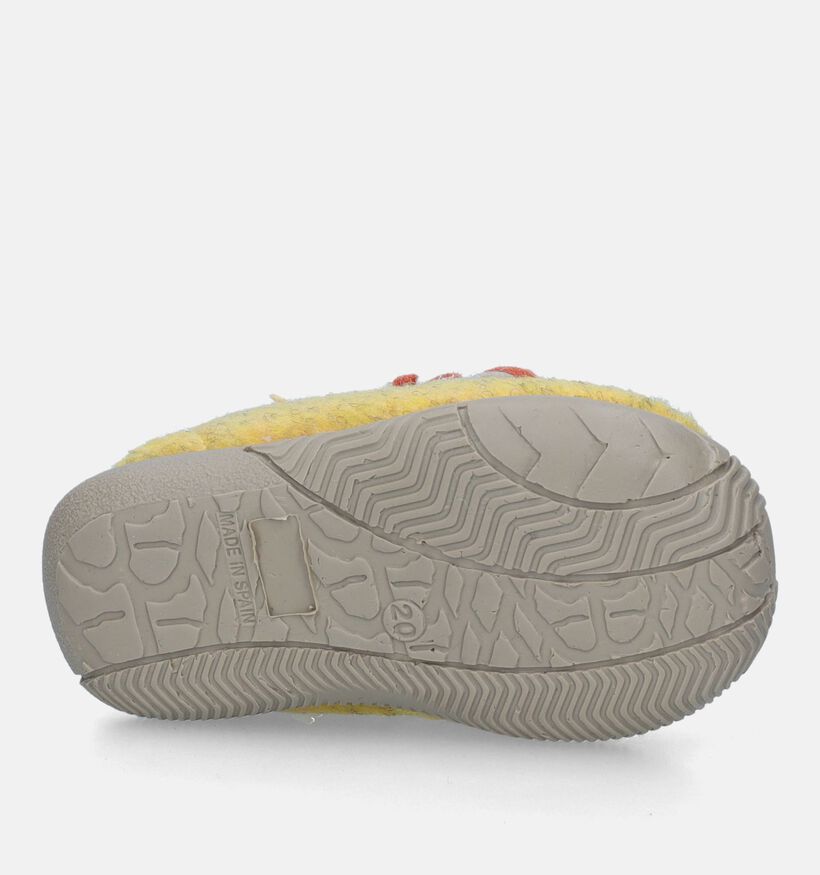 Milo & Mila Pantoufles pour bébé en Jaune pour garçons, filles (332294)