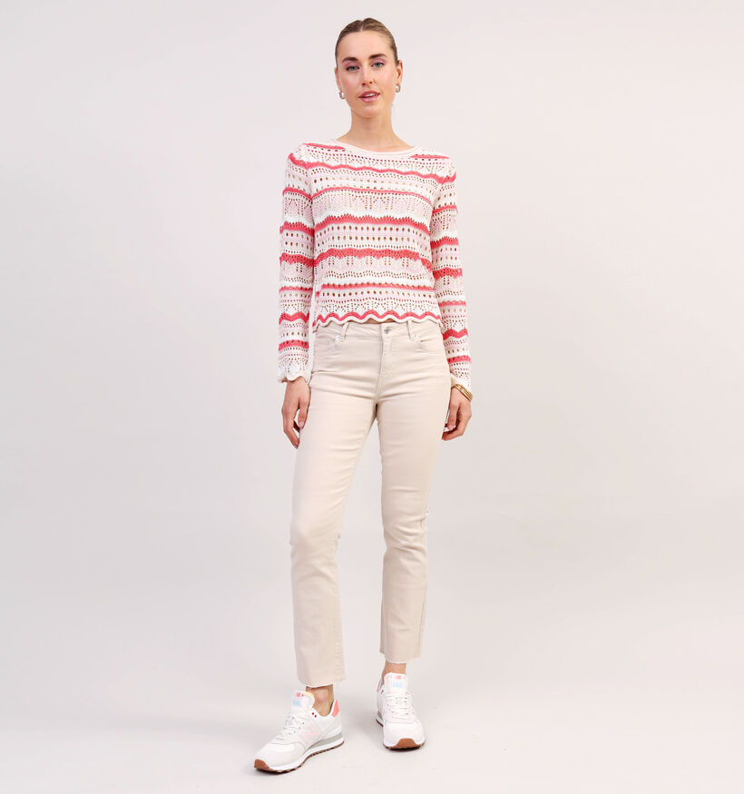 Vero Moda Wild Sheila Beige Wijde Broek L32 voor dames (353143)