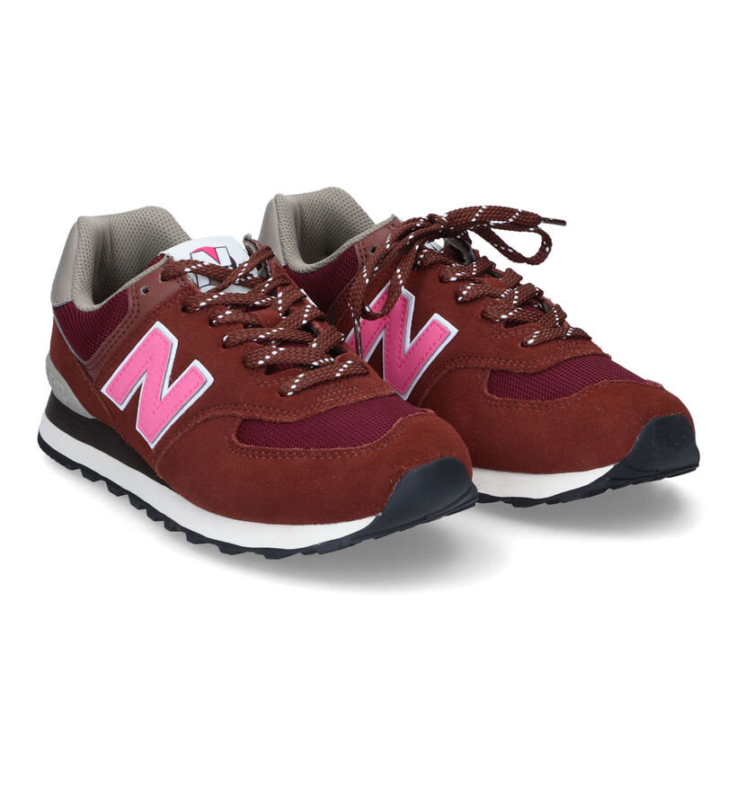 New Balance U 574 Baskets en Bleu pour garçons, hommes (350071) - pour semelles orthopédiques