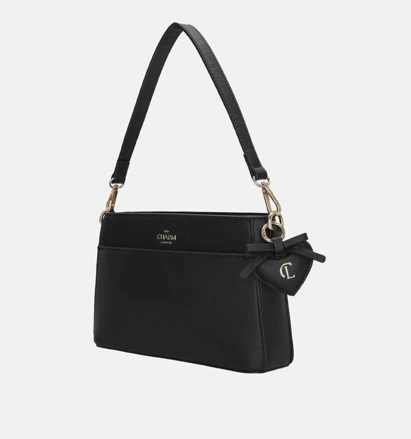 Charm London Cambridge Zwarte Schoudertas voor dames (374387)