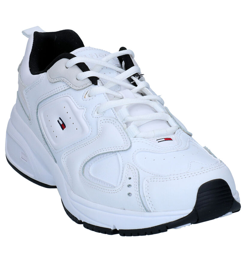 Tommy Hilfiger Heritage Tommy Jeans Baskets en Blanc en cuir (276274)