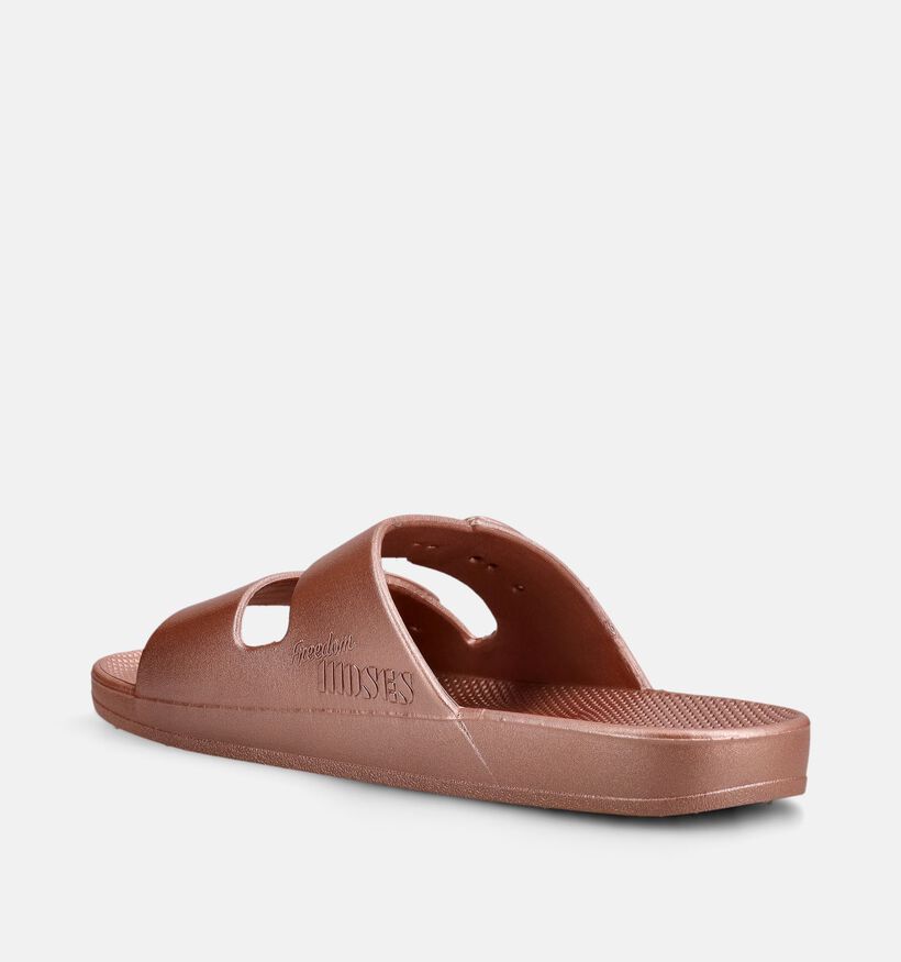 Freedom Moses Original Claquettes en Or rose pour femmes (370844)