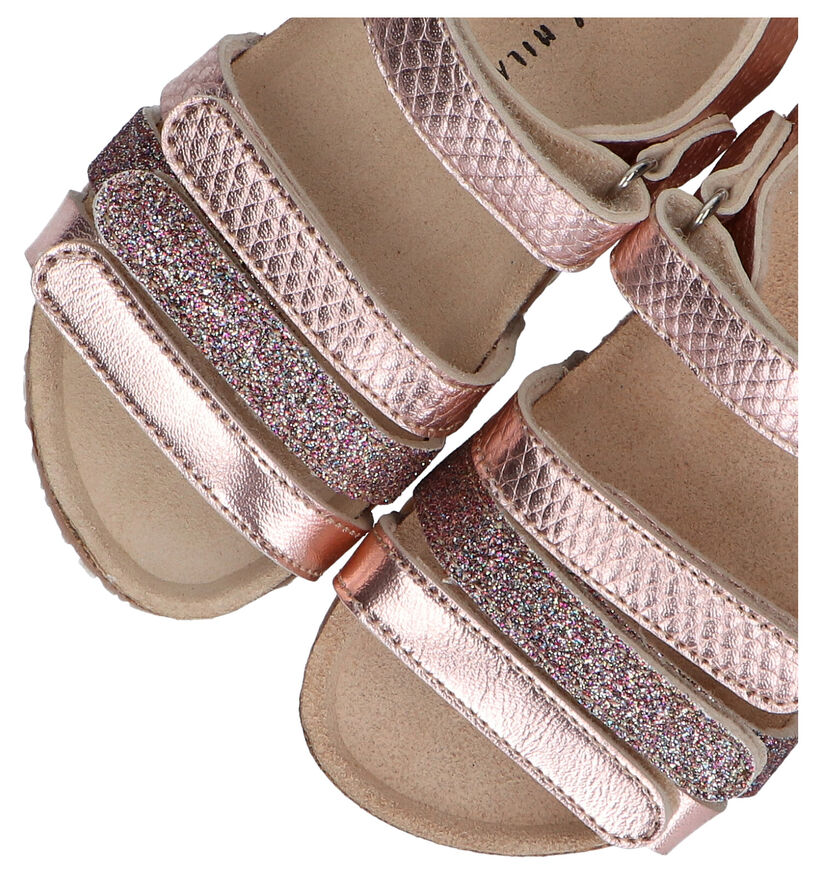 Milo & Mila Roze Sandalen in kunstleer (287626)