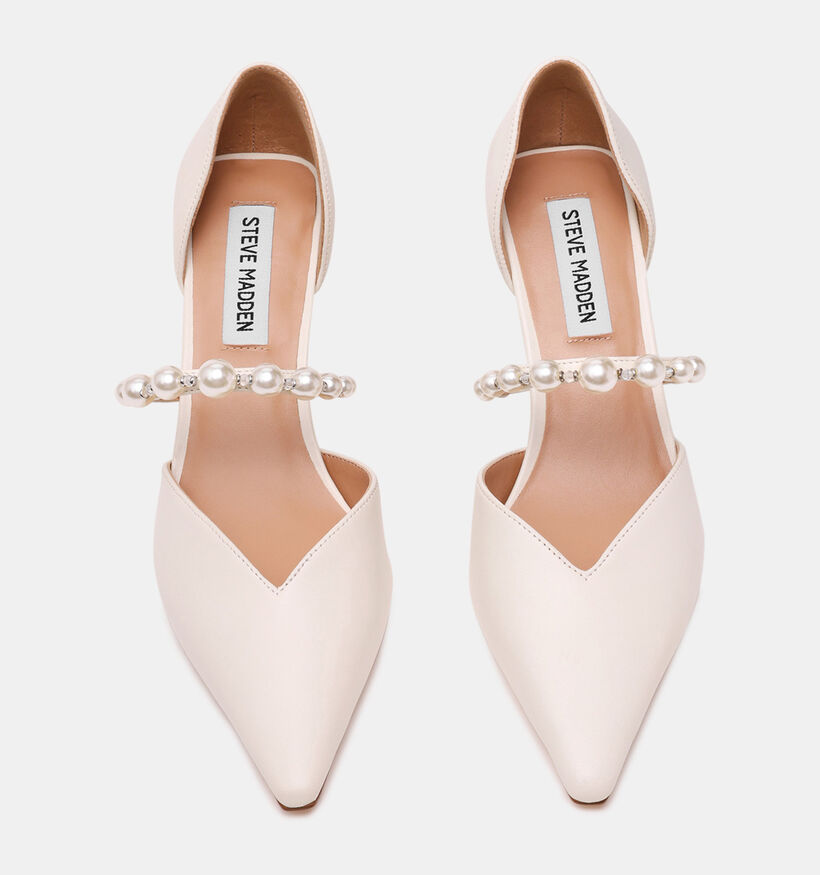 Steve Madden Amoura Ecru Pumps met Bandje voor dames (379917)