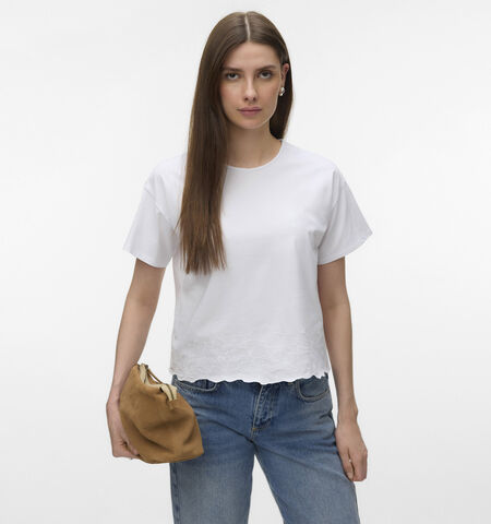 Vero Moda T-shirts Wit
