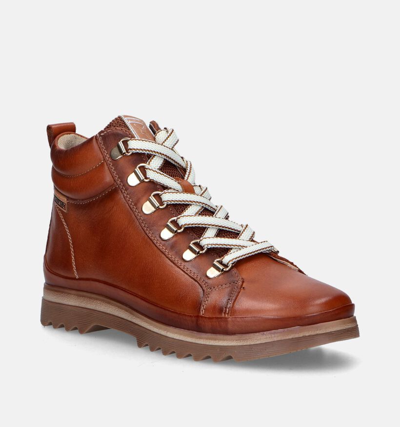 Pikolinis Vigo Cognac Veterboots voor dames (346180) - geschikt voor steunzolen