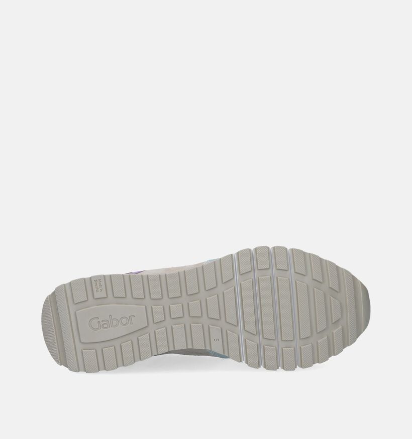Gabor OptiFit Witte Sneakers voor dames (337968) - geschikt voor steunzolen