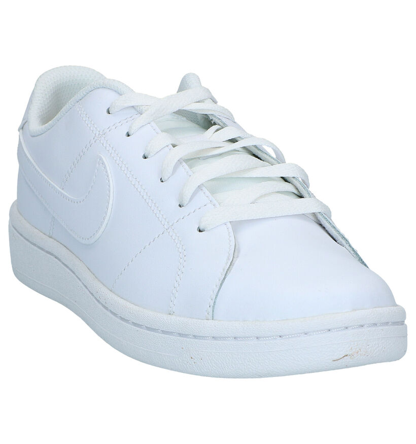 Nike Court Royale Zwarte Sneakers in leer (290967)